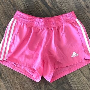 Adidas Women's Vibrant Pink Athletic Shorts